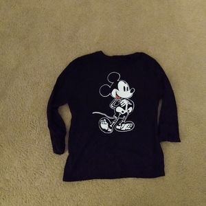 Disney Mickey skeleton shirt